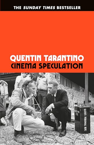 Book cover: “Cinema Speculation” by Quentin Tarantino, with a film set photo.