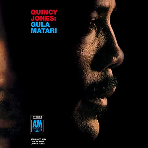 Quincy Jones “Gula Matari” vinyl album cover, close-up portrait.