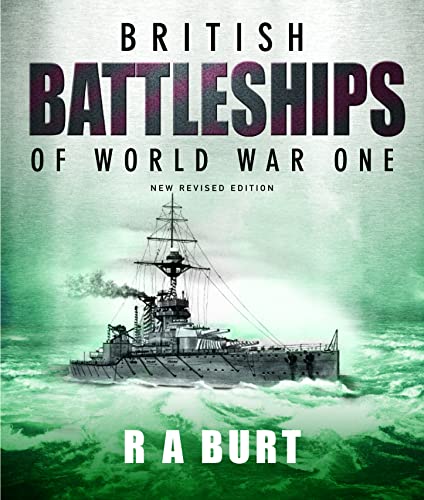 Book cover showing a British battleship at sea with the title and author's name.