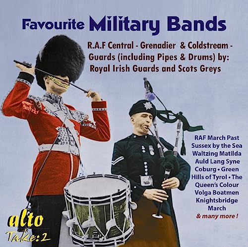CD cover featuring two military musicians in traditional uniforms with bagpipes and a drum.