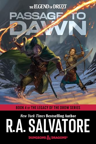 Book cover: two warriors with swords in a snowy, mountainous landscape.