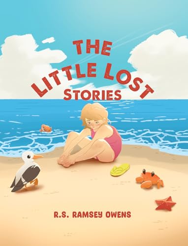 Book cover: girl on beach with animals, titled "The Little Lost Stories".