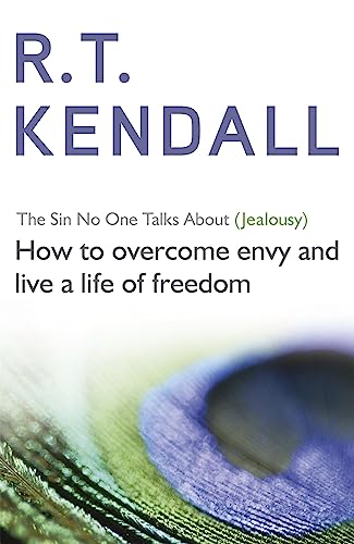 Book cover with author "R.T. Kendall" and peacock feather detail.