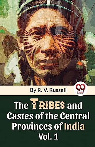 Book cover depicting a painted face, titled “Tribes and Castes of India Vol. 1.”