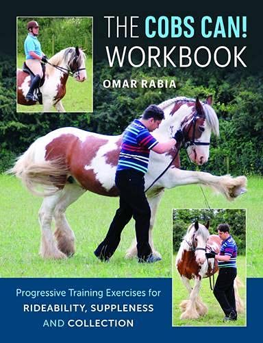 Book cover featuring a cob horse being trained on a green field.