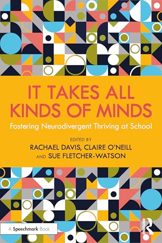 Book cover with geometric pattern, yellow center panel, and title text in dark red.