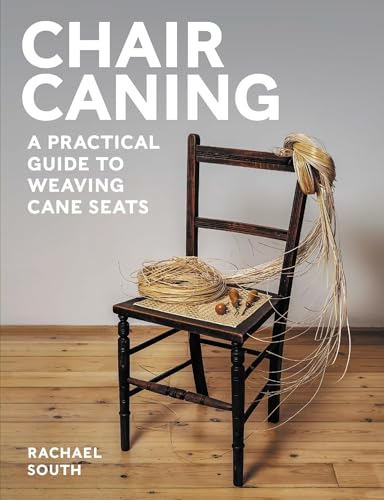 Book with cane seat weaving instructions and possibly chair caning materials on cover.