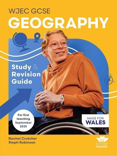 Geography revision guide cover with a student in a wheelchair.