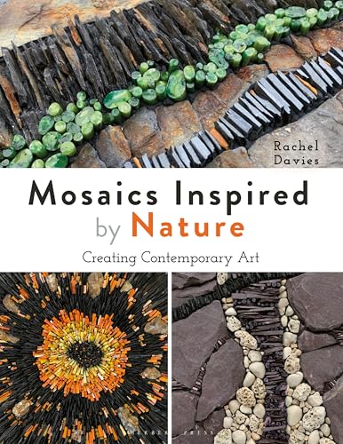 Book cover featuring colorful stone mosaics inspired by natural forms.