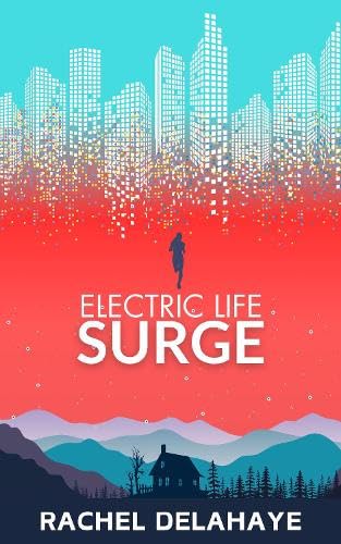 Book cover: "Surge" with city skyline, running figure, and mountains.