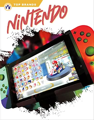 Nintendo book cover featuring a red and blue Switch console with Mario Kart.