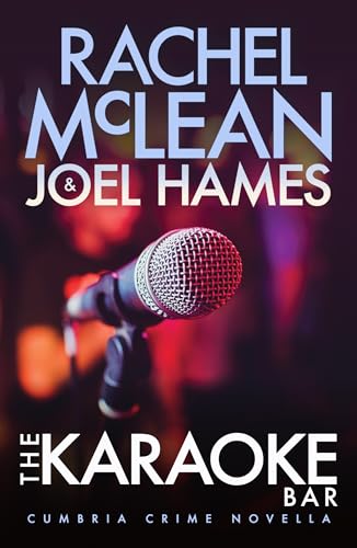 Book cover featuring a microphone against a blurred, dark background with colorful stage lights.