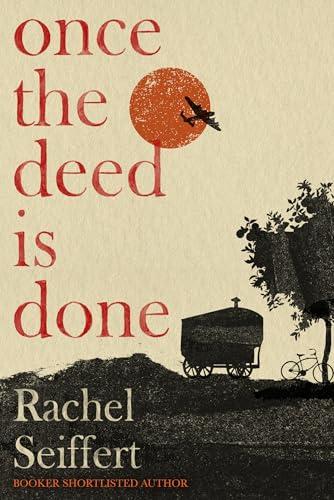 Book cover with a red sun, airplane, horse-drawn wagon, and bicycle on a hill.