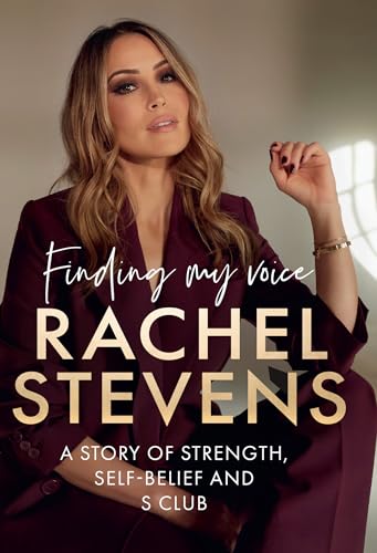 Book cover featuring Rachel Stevens in a burgundy suit, looking thoughtfully ahead.