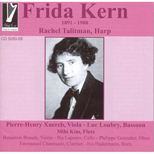 CD cover featuring a portrait of Frida Kern and musician names.