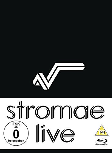 Black DVD cover with a white square root symbol and “Stromae live”.