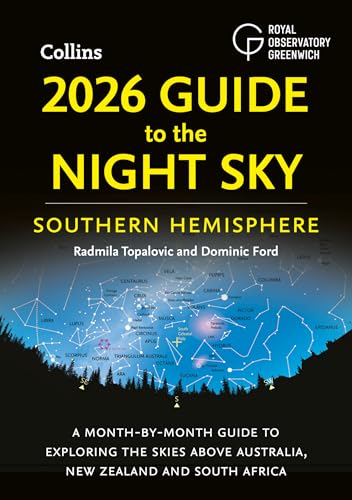 Book cover for 2026 Guide to the Night Sky Southern Hemisphere with star map.