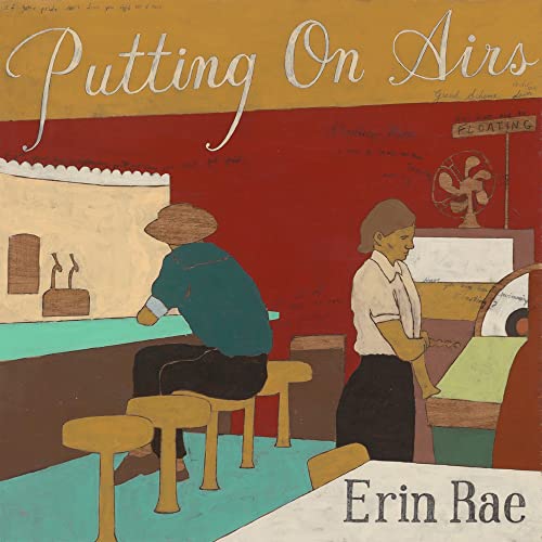 Album cover: painted scene of two people at a diner counter.