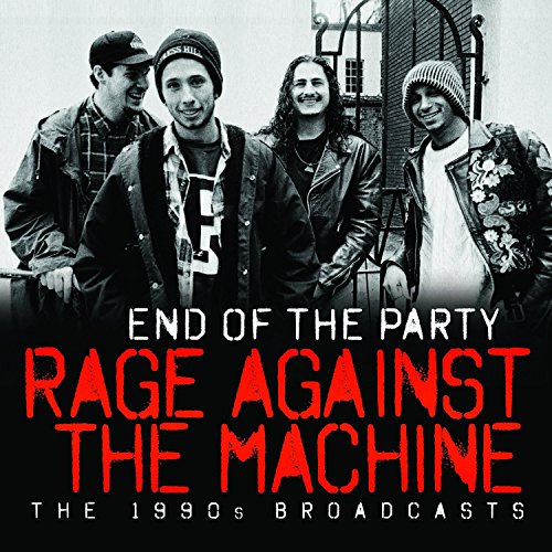 Rage Against The Machine album cover featuring the band in black and white.
