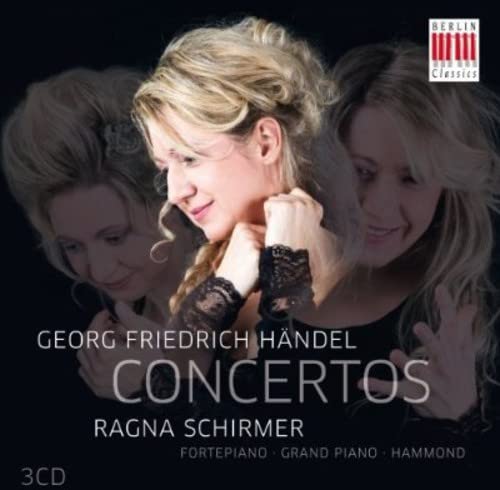 CD cover featuring pianist Ragna Schirmer with triple exposure effect against a black background.