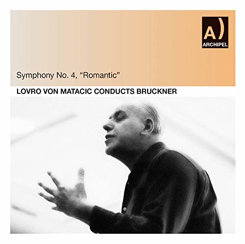 CD cover featuring black and white portrait of conductor Lovro von Matacic.