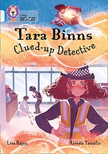 Book cover featuring a young detective with red hair and a magnifying glass.