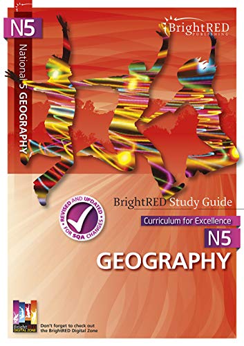 National 5 Geography study guide cover with silhouetted figures.