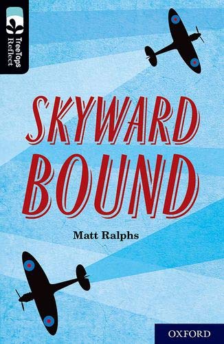Book cover with red title "Skyward Bound" and two vintage airplanes.