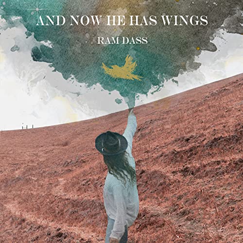 CD cover: person reaching towards a yellow bird in clouds.