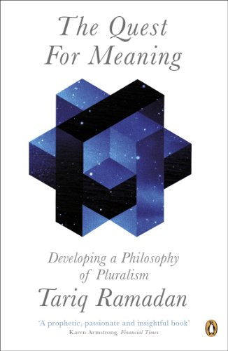 Book cover with blue geometric design and author Tariq Ramadan’s name.
