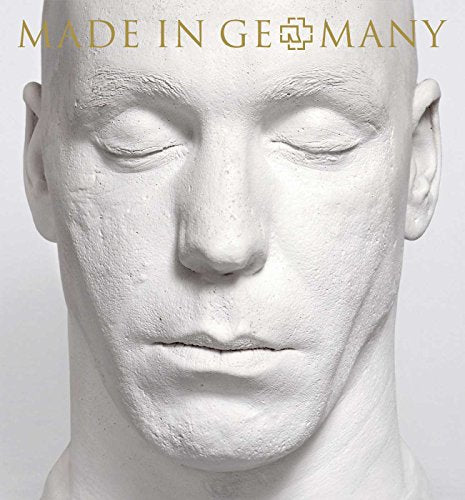 CD cover: White plaster cast of a man’s face, eyes closed.