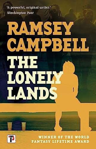 Book cover for "The Lonely Lands" with a silhouetted figure.