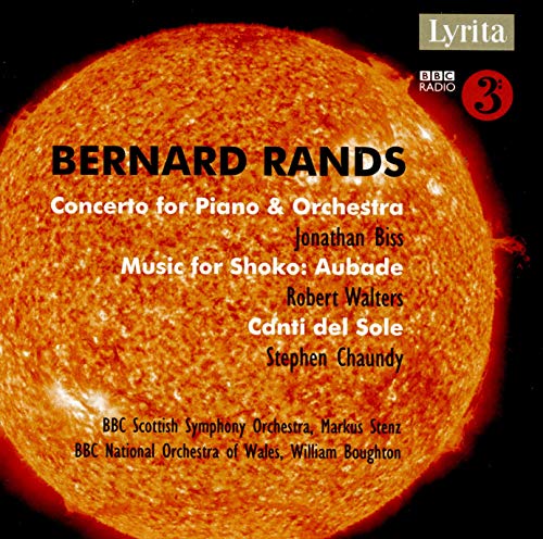 CD cover featuring a vibrant orange sun against a black background.