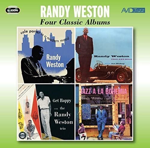 CD cover for Randy Weston’s “Four Classic Albums” featuring album art collage.