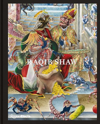 Book cover featuring fantastical, colorful figures and ornate details.