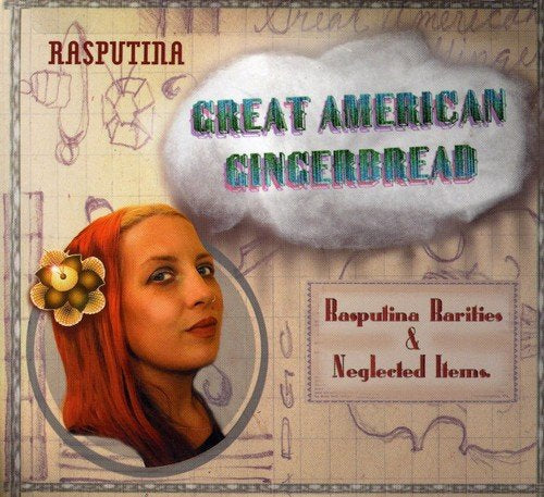 Rasputina album cover: woman’s portrait with gingerbread and floral details.