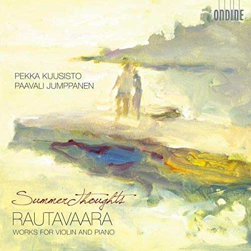 CD cover: watercolor painting of figures by boats on water.