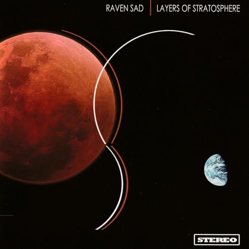 CD cover: red planet, Earth, and white curved lines on black.