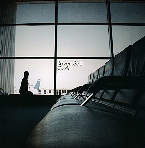 CD cover: Silhouette of a person sitting in an airport waiting area.