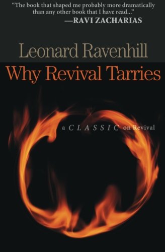 Book cover: “Why Revival Tarries” with a fiery, circular design.