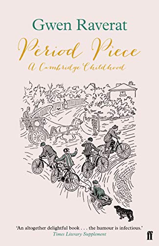 Book cover: “Period Piece” with illustration of bicycles and a horse-drawn carriage.