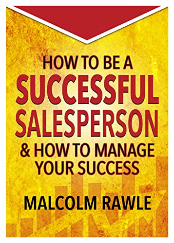 Book cover with yellow and red text: "How to be a Successful Salesperson.