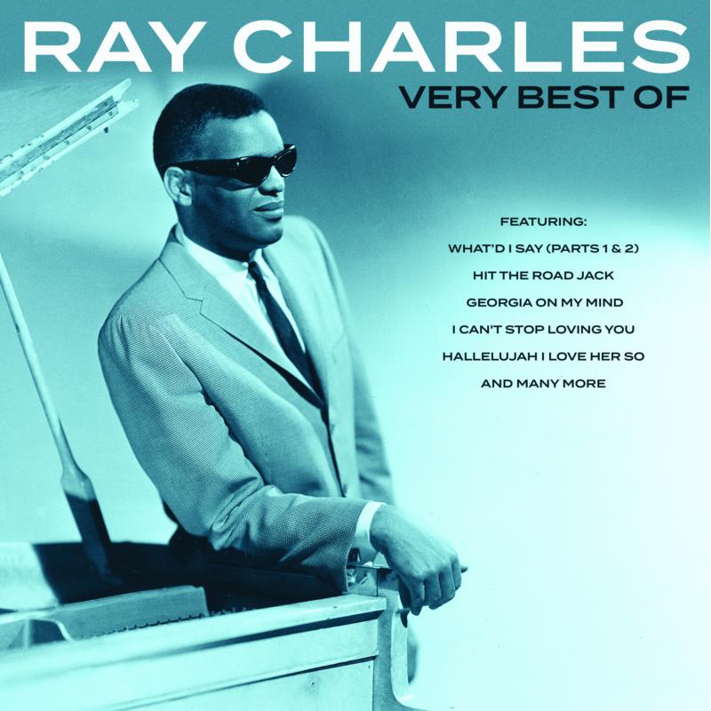 Ray Charles album cover featuring a portrait and song titles.