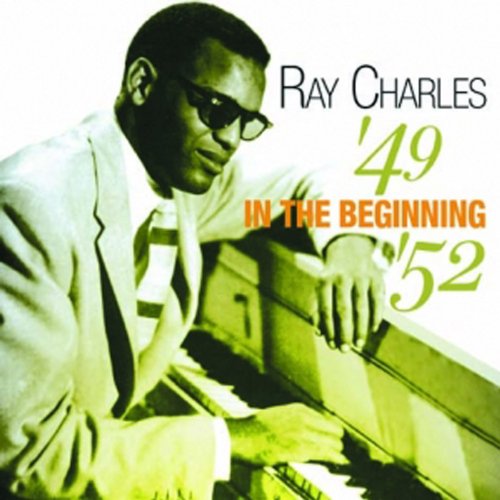 Ray Charles portrait on CD cover, with years '49-'52 overlaid on green.