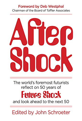 Book cover: "After Shock" with red, bubbly title text and white background.