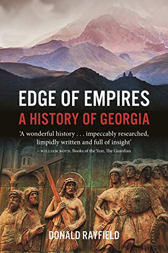 Book cover featuring mountains, a fortress, and a bas-relief of ancient figures.