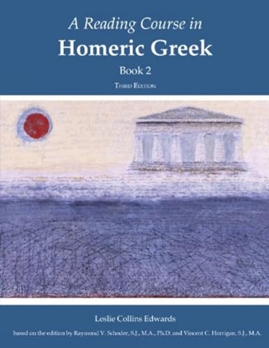 Book cover: "A Reading Course in Homeric Greek, Book 2" with Parthenon image.
