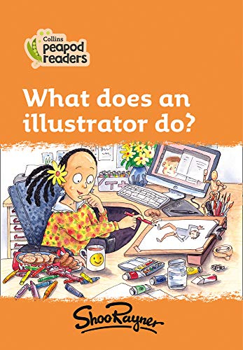 Book cover depicting an illustrator working at a cluttered desk with a computer.
