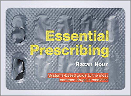Book cover with blister pack image and title "Essential Prescribing.