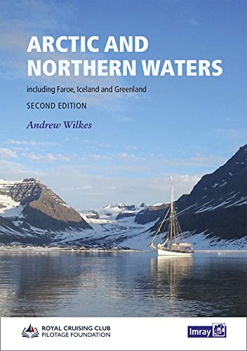 Book cover depicting a sailboat in icy Arctic waters and mountains.